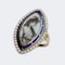 A Georgian Navette Mourning Ring - image 5