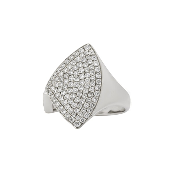 New Art Deco style diamonds ring - image 2