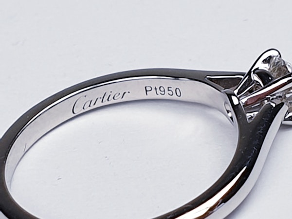 Cartier diamond engagement ring  DBGEMS - image 4