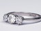 Art Deco Three Stone Diamond Engagement  DBGEMS   Ringuct - image 2