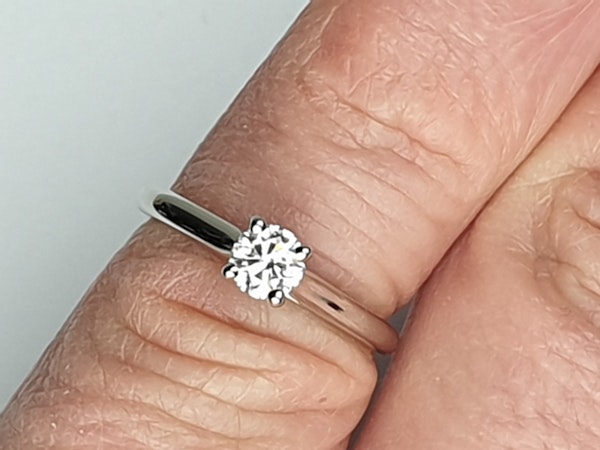 Cartier diamond engagement ring  DBGEMS - image 5