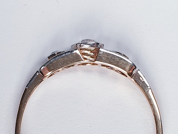 Edwardian Diamond Engagement Ring  DBGEMS - image 3