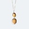 A Gold, Citrine Pendant and Chain - image 2