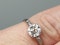 1.03ct cushion cut diamond engagement ring  DBGEMS - image 5