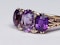 Victorian Amethyst and Rose Diamond Ring  DBGEMS - image 6