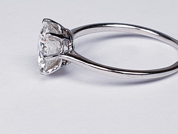 1.68ct Old European Transitional cut diamond engagement Ring  DBGEMS - image 3