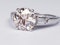 Coloured 2.47ct old European cut Diamond engagement ring  DBGEMS - image 3