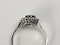 Art deco emerald and diamond engagement ring  DBGEMS - image 4