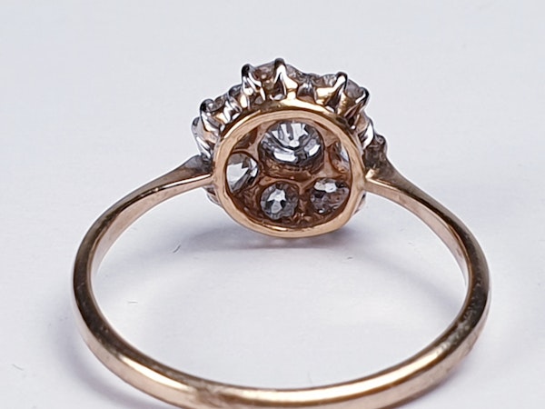 Antique Diamond Cluster Engagement Ring  DBGEMS - image 5