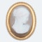 A Victorian Gold Mounted Agate Cameo Brooch - image 1