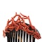 A Victorian Coral Branch Comb - image 2