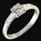 MM5513r Platinum Art Deco single stone ring - image 2