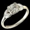 MM6165r Platinum single stone  diamond ring.71pts with pear shaped  diamond shoulders 1910/30c - image 2