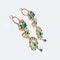 A pair of 1760 Iberian Emerald Drop Earrings - image 2