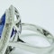 18K white gold 10.32ct Amethyst and Diamond Ring - image 3