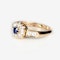 An antique Sapphire and Diamond Cluster Ring - image 1