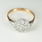 An antique Cluster Diamond Ring - image 1
