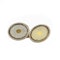 A pair of Gold and Enamel Cufflinks - image 2