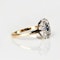 A Deco Diamond Basaltic Sapphire Ring - image 2