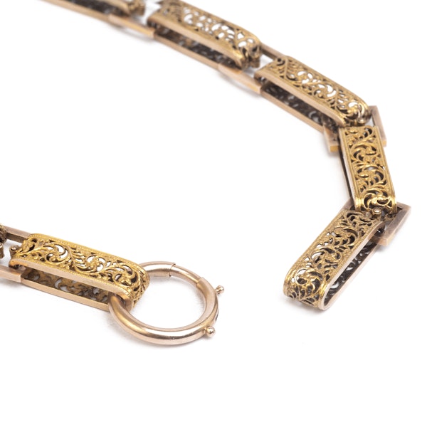 An Openwork Victorian Bar Link Chain **SOLD** - image 4