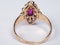 Burmese Ruby and Old Cut Diamond Marquise Shaped Ring  DBGEMS - image 5