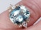 Aquamarine and diamond dress ring  DBGEMS - image 3