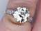 2.61ct old European transitional cut diamond engagement ring  DBGEMS - image 2
