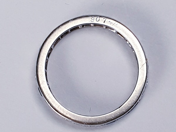 Sapphire and diamond eternity ring  DBGEMS - image 2