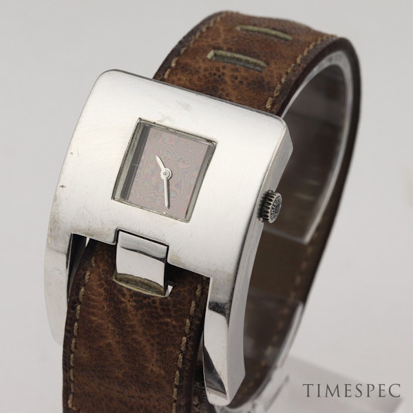 Longines Vintage Sterling Silver Watch By Serge Manzon - image 3