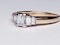 Vintage Emerald Cut and Baguette Diamond Engagement Ring  DBGEMS - image 4
