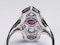 Art deco ruby and diamond ring  DBGEMS - image 3