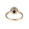 A Sri Lankan Sapphire and Diamond Ring - image 2