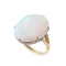 A 1950s Opal and Gold Ring - image 2