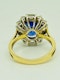 18K yellow gold 4.86ct Natural Blue Sapphire and 1.00ct Diamond Ring - image 3
