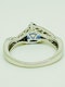 14K white gold Tanzanite and Diamond Ring - image 4