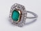 art deco columbian emerald and diamond  DBGEMS - image 2