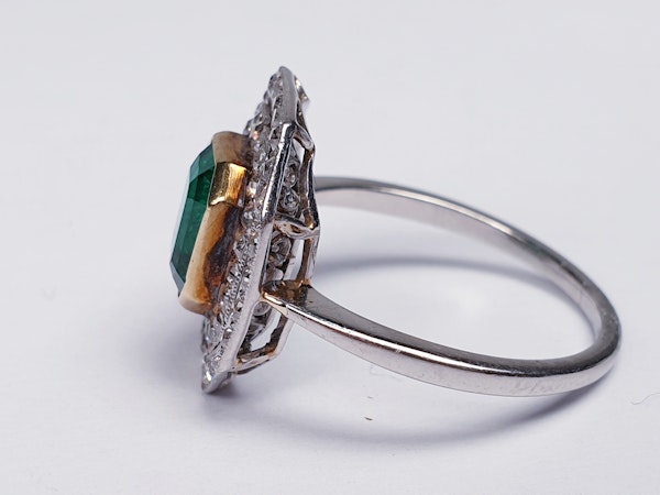 art deco columbian emerald and diamond  DBGEMS - image 6