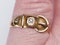 Victorian 18ct Gold and Diamond Buckle Ring  DBGEMS - image 4
