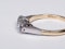 Antique Three Stone Diamond Engagement Ring  DBGEMS - image 4