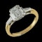 MM6503r Baguette diamond 1.43ct fine quality F/g ring yellow gold platinum - image 2