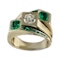 MM6443r Fine quality Emerald diamond Toi moi. Ring fine quality 1960c - image 1