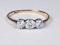 Edwardian Three Stone Diamond Engagement Ring  DBGEMS - image 6