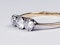 Edwardian Three Stone Diamond Engagement Ring  DBGEMS - image 5