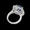 18K white gold 9.09ct Natural Blue Sapphire and 1.50ct Diamond Ring - image 6