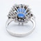 18K white gold 4.50ct Natural Blue Sapphire and 1.80ct Diamond Ring - image 6