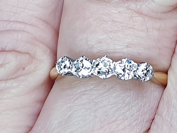 Five Stone Diamond Ring  DBGEMS - image 6