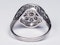 Cool 1930's Diamond Engagement Ring  DBGEMS - image 4