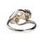 An antique double Daisy Diamond Ring - image 3