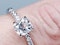 Cushion Cut Diamond Engagement Ring  DBGEMS - image 5
