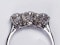 Art Deco Diamond Three Stone Ring  DBGEMS - image 5